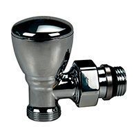 клапан ручной угловой для полотенцесушителя 1/2 x16 giacomini t25c (t25cx003)