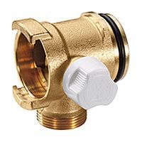 элемент модульного коллектора giacomini с вентилем ду25x16 для водоснабжения (r585my105)