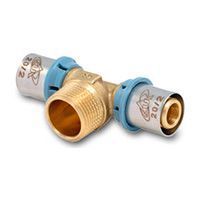 тройник 90° с наружной резьбой d20х3/4 unidelta (4010200003)