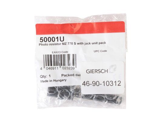 датчик пламени giersch mz 770 s with jack unit pack, 46-90-10312