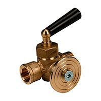 3-ходовой кран для манометра GIACOMINI 1/2 (R228IY003)