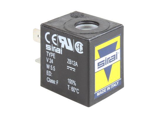 электромагнитная катушка sirai zb12a с переменным напряжением ac 24v (50-60 гц)