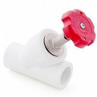 Вентиль 45° внутр/наруж и внутр/внутр D, мм 25 РосТурПласт (14220)