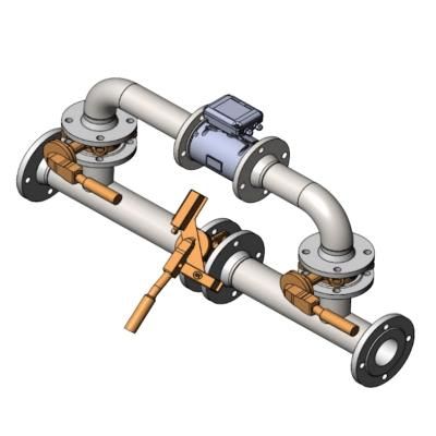 Узел контроля проектного расхода огнетушащего вещества WILO FRM DN100/50-70/UP-R (2470054)