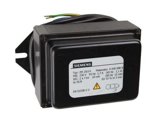 трансформатор розжига siemens zm 20/14 00456988