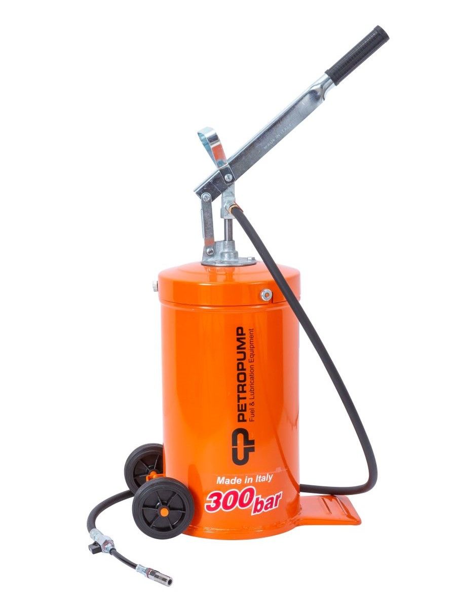 ручной солидолонагнетатель 16 кг с тележкой